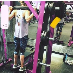 Lulumelon purple twisty strap attached bra